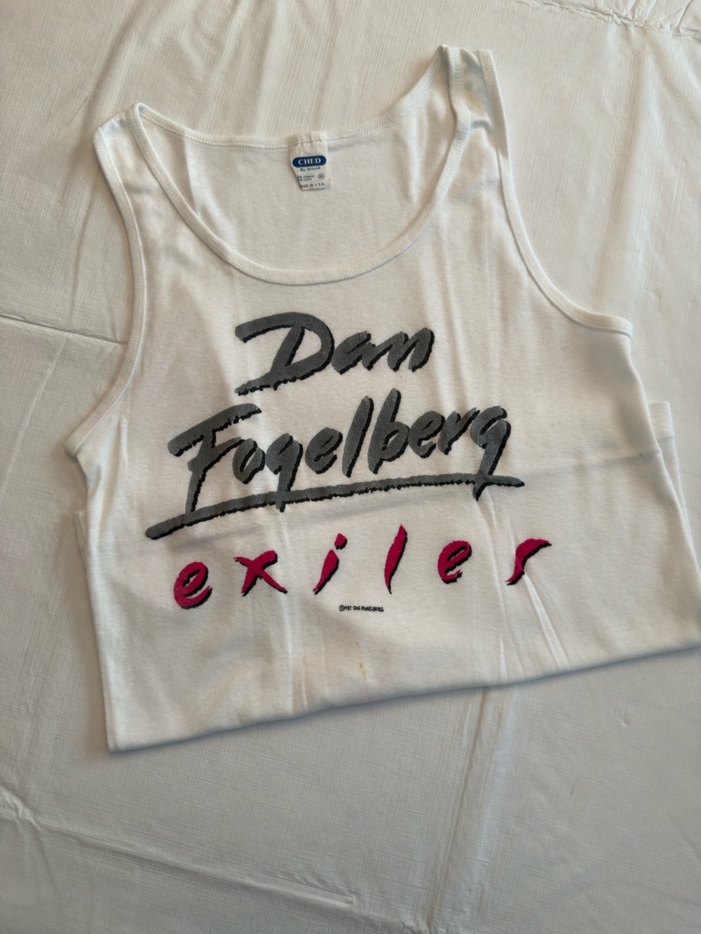 VINTAGE Dan Fogelberg 1987 Tour Tank Top